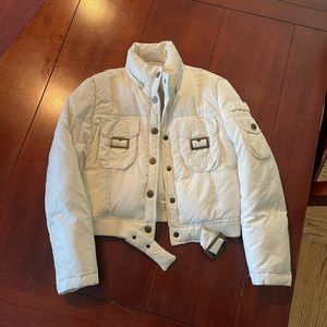 Kids/ Girls Blanc Noir puffer jacket